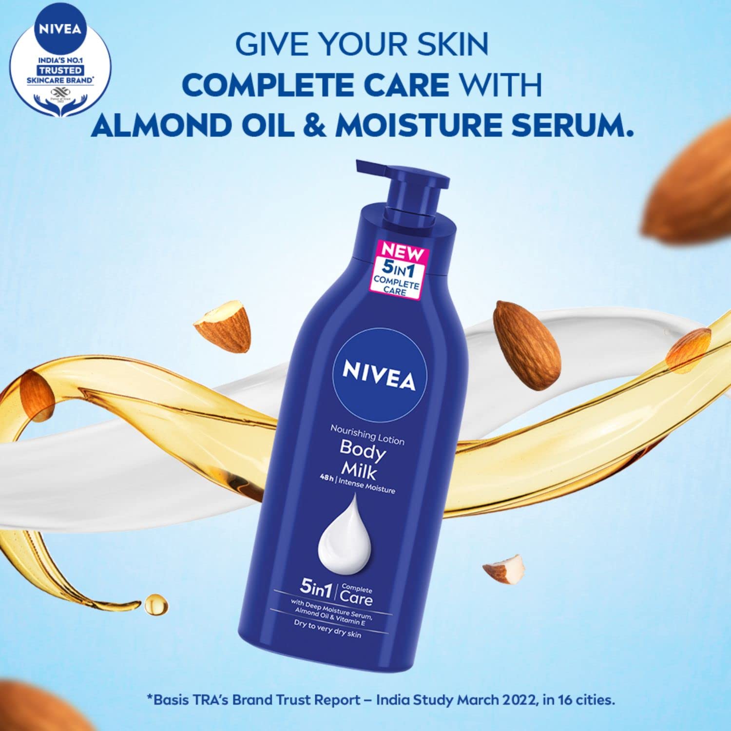 NIVEA Nourishing Body Milk - Deeply Moisturizes Dry Skin
